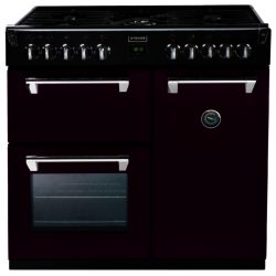 Stoves Richmond 900DFT  90cm Dual Fuel Range Cooker in Wild Berry